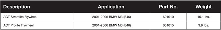 ACT BMW E46 M3 Lightweight Flywheel